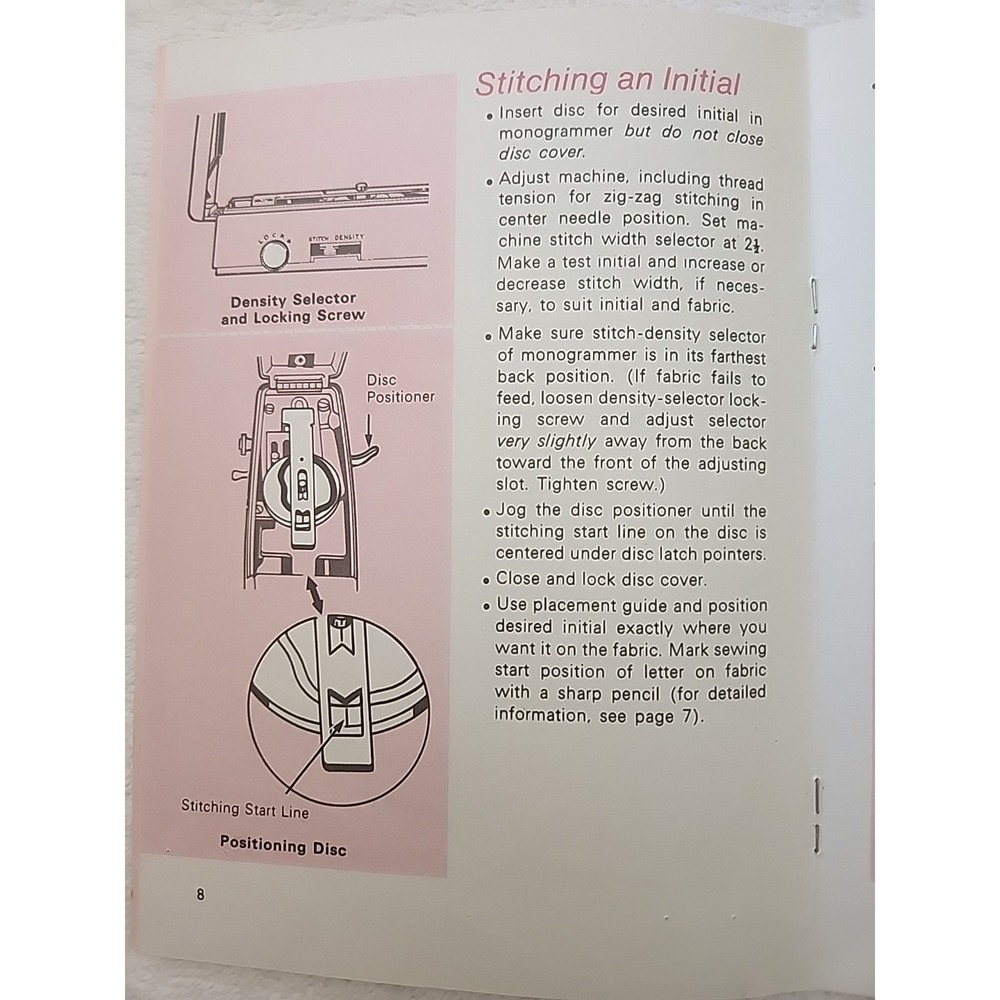VTG Singer Monogrammer #171256 Slant Sewing Machine 750 series LETTER SET whole - Picture 6 of 10